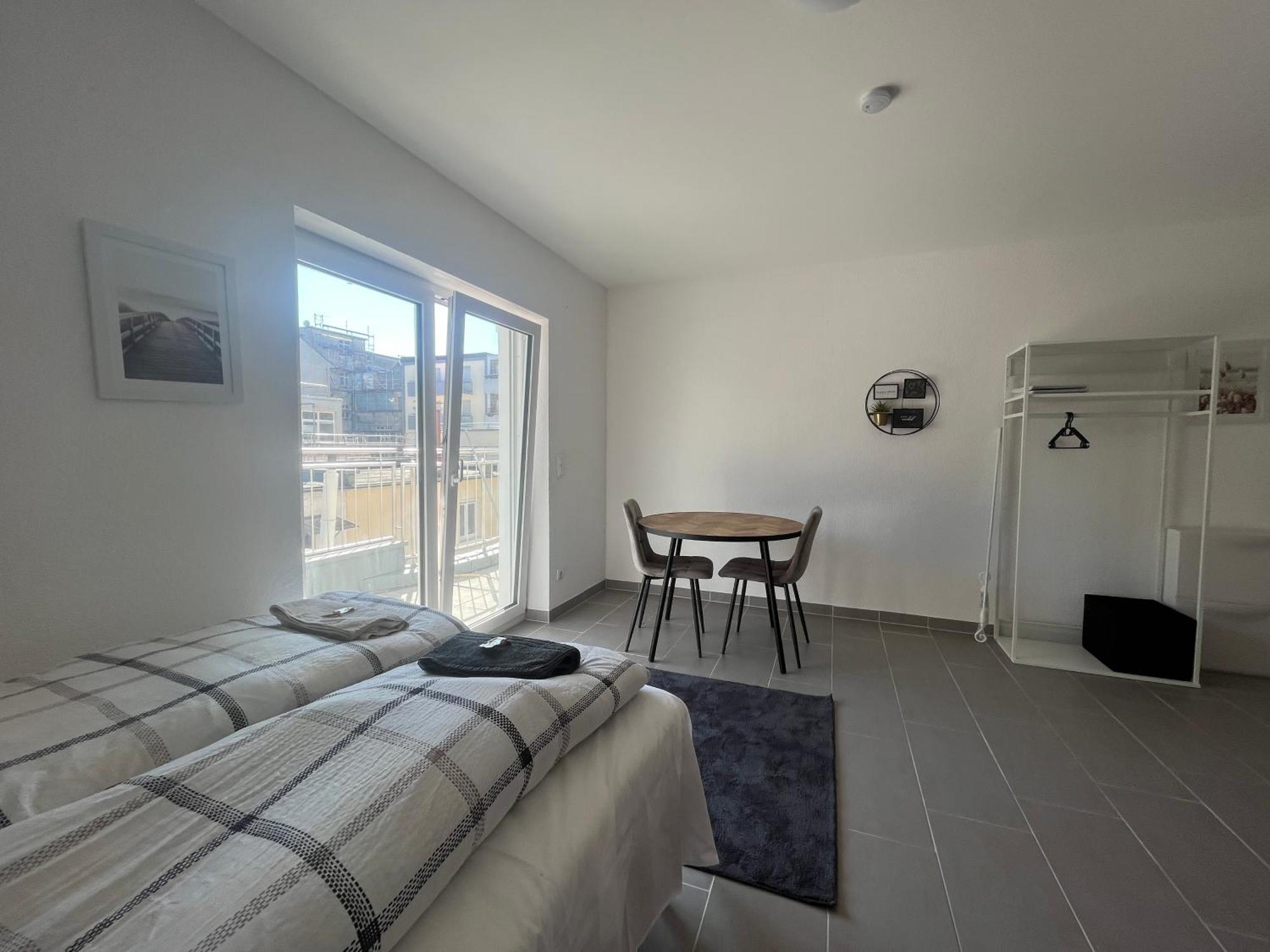 Simplex Apartments Am Europaplatz Karlsruhe Quarto foto