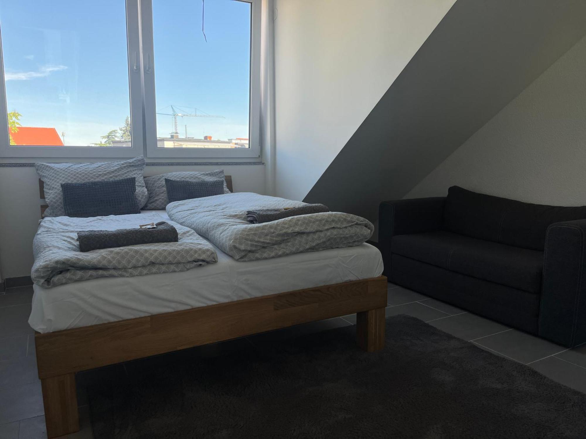 Simplex Apartments Am Europaplatz Karlsruhe Quarto foto